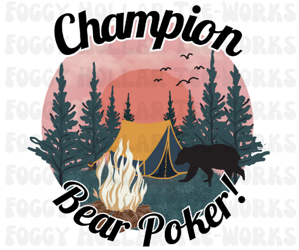 Champion Bear Poker